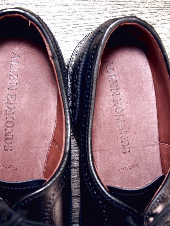 * NIB * $425 Allen Edmonds STRAND 13 B Narrow Black * add $15 new Trees main image 13